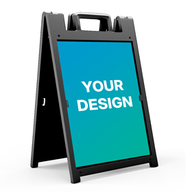 Black Quick Change A-frame 27"x47"