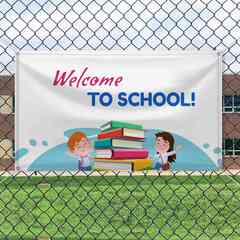 Welcome to school banner