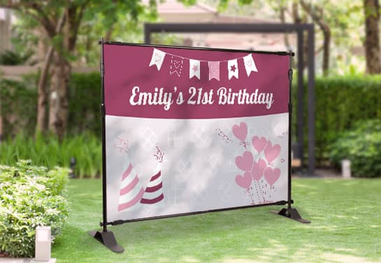 21st birthday banner ideas