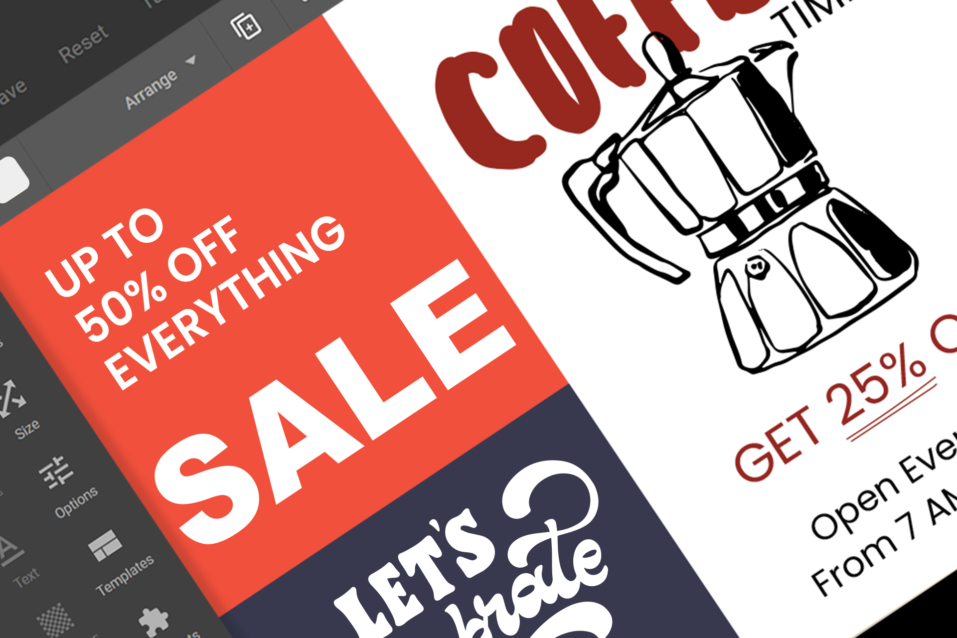 Signage templates from Square Signs - sign maker online