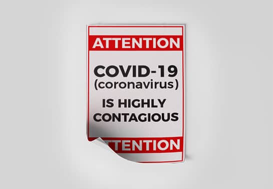 how to stop coronavirus from spreading with informative signage