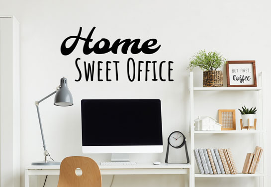 Home sweet office fun home office decorating idea