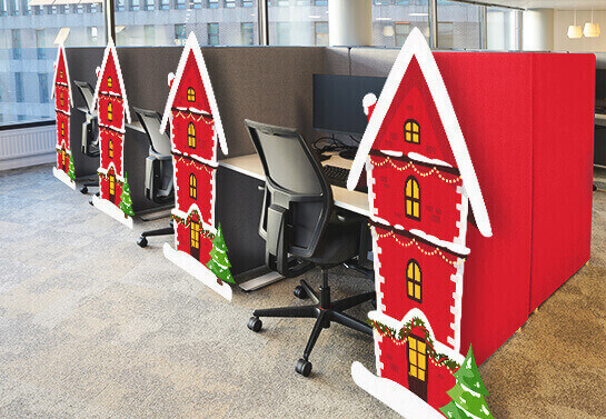 40+ Office Holiday Decorating Ideas for an Xmas Mood | Blog ...
