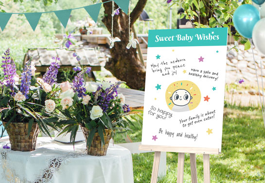 Having an outdoor baby shower or other celebratory event? You can