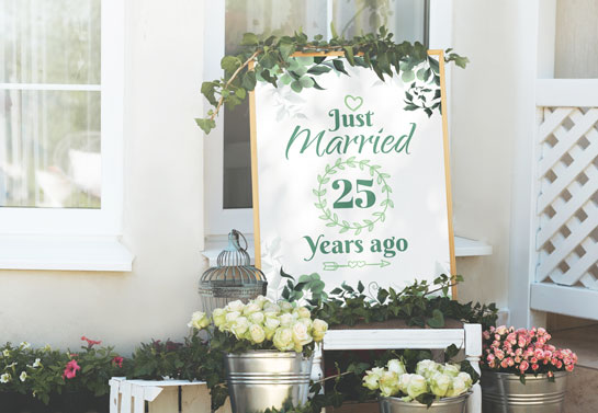 Garden party decoration ideas for wedding anniversary