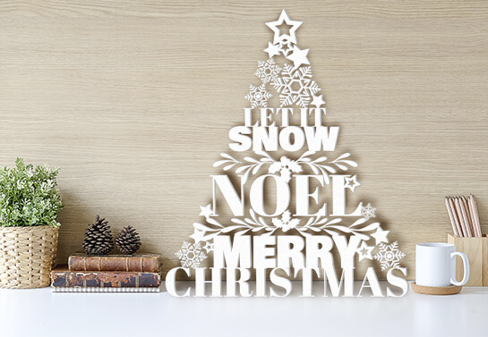 40+ Office Holiday Decorating Ideas for an Xmas Mood  Blog  Square Signs