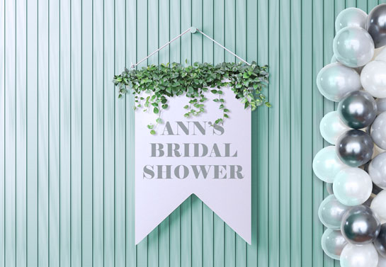 bridal shower banner idea for a party