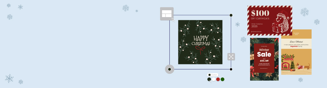 Christmas templates customize and print 2025