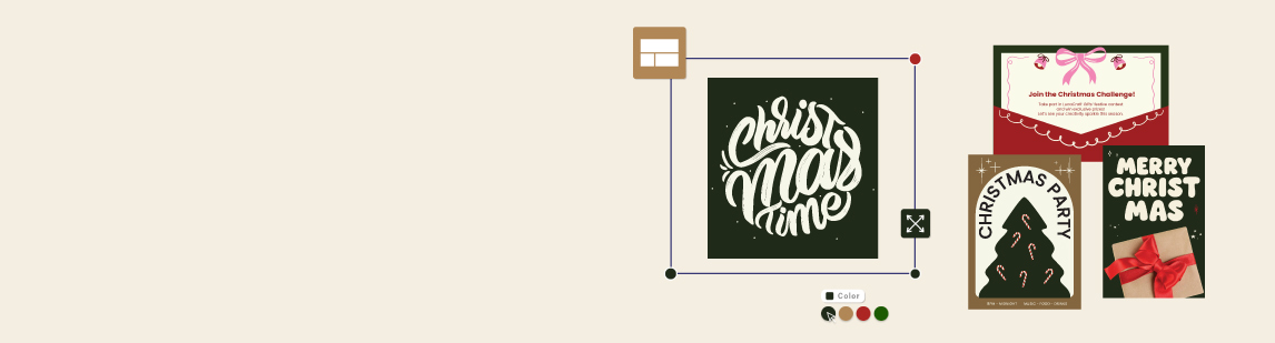 All templates customize and print Christmas 2025