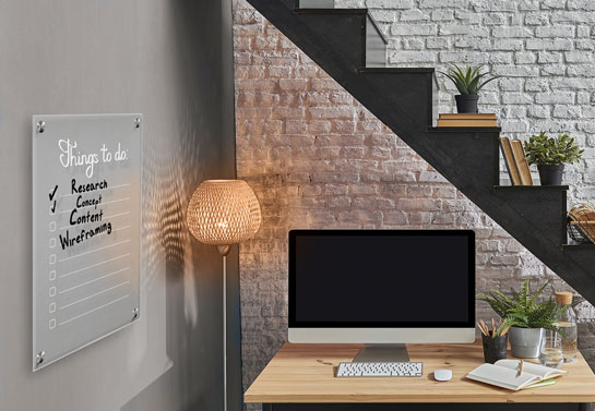 great office decorating idea for corner home office