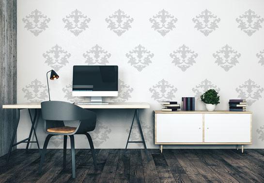 elegant wall decal for home office decorating