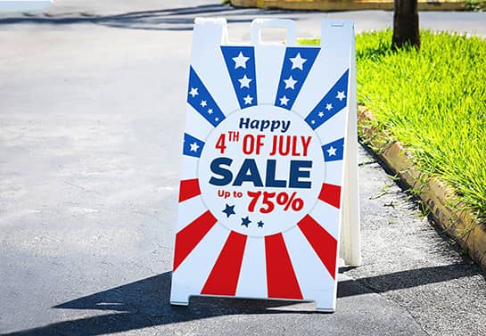 free standing 4th of July decorating idea for outside displaying Sales info