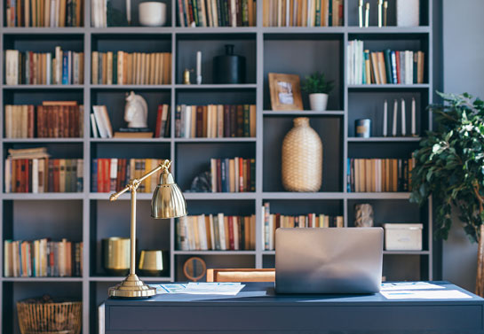 home office classic bookshelf