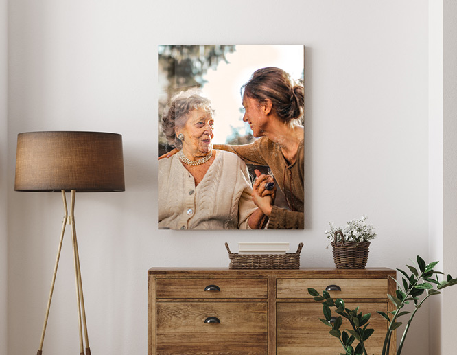 hung cute Mother's Day sign for grandmother for the living-room wall