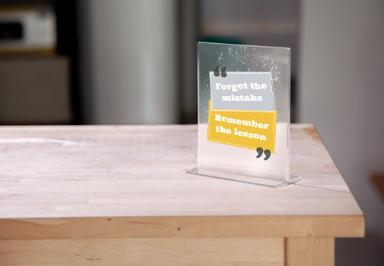 motivational acrylic table sign for home office desk decorating