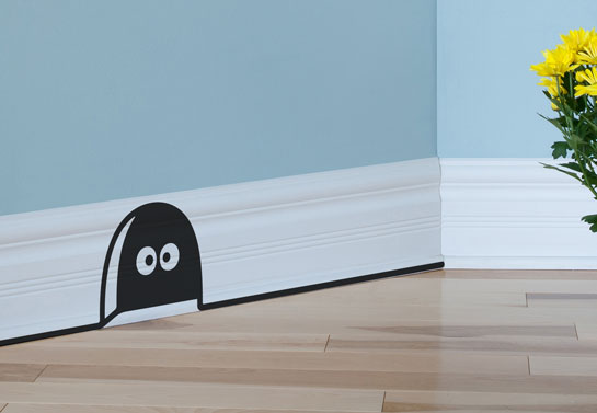 mouse house baseboard sticker