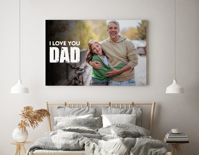 family photo personalized Father's Day gift idea for wall