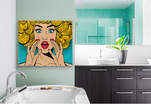 pop art canvas print idea