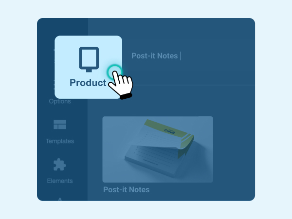 Design step 1 - Selecting custom post-it notes