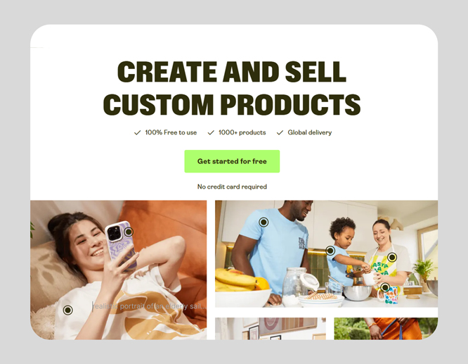 Printify homepage