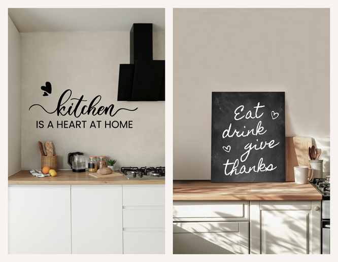 An image showcasing a professionally made sign vs a DIY project.