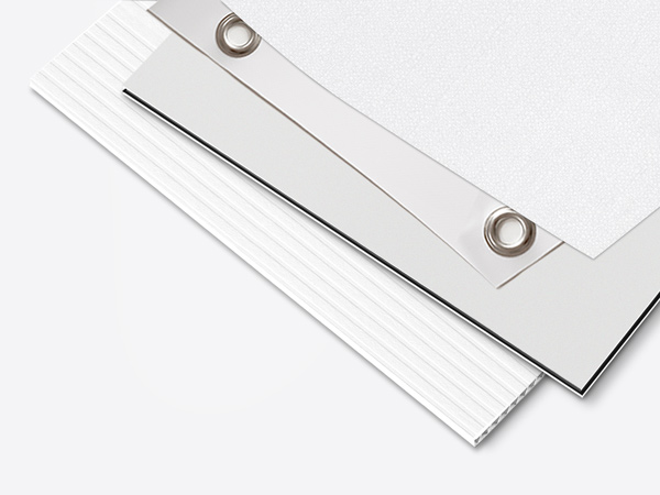 Real estate sign materials for different display types