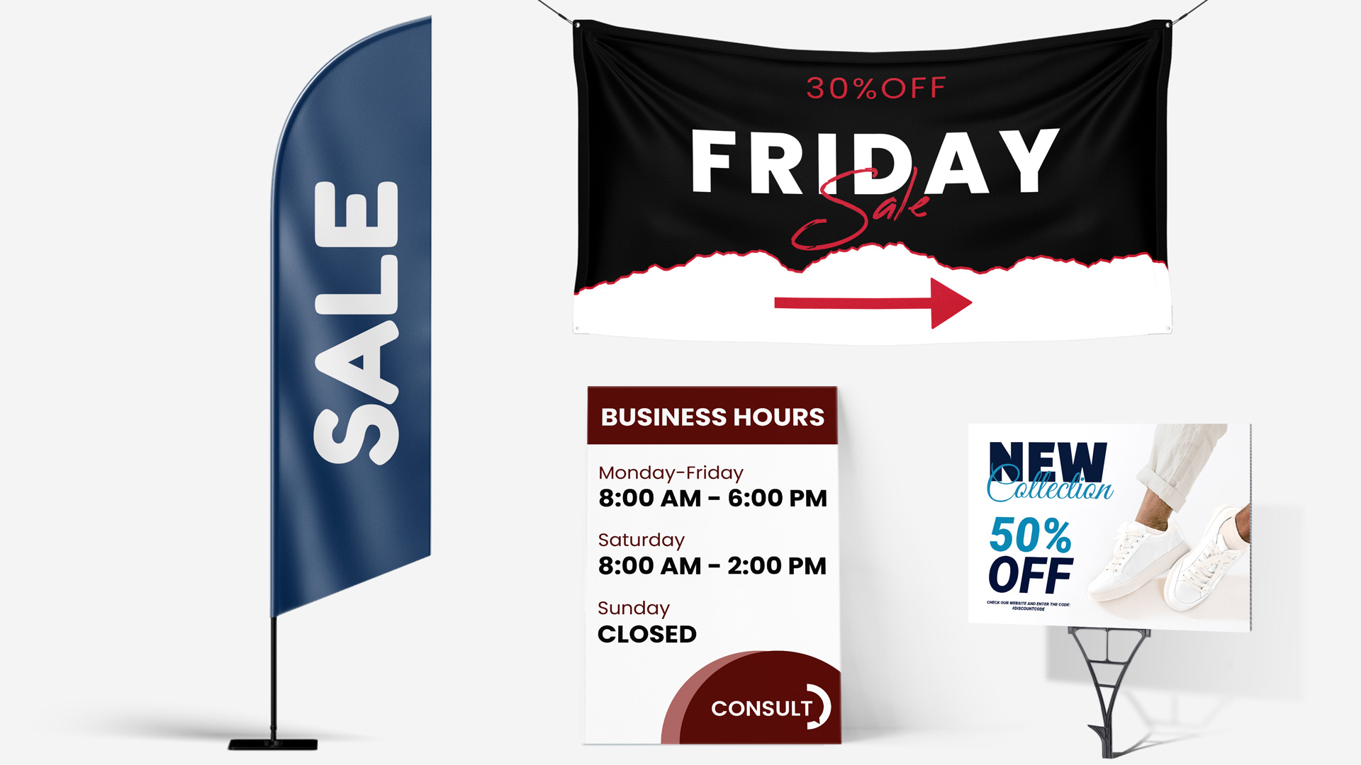 Custom Retail Signage & Banners to Get More Sales