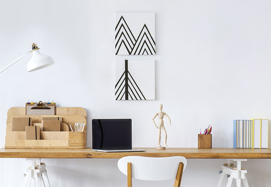 Here\'s How to Decorate a Small Office With Space-Saving Ideas | Blog