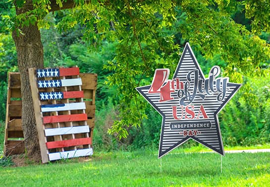 4th of July Star Window Cling Independence Day Decoration