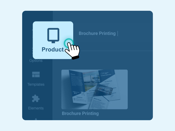 Design step 1 - Selecting brochure printing