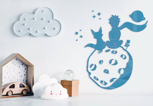 The Little Prince wall decor idea for boys bedroom