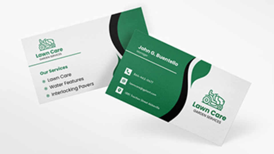 Lawn Service Business Cards