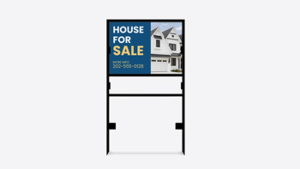 Real Estate Frame Signs