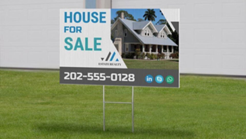 Real estate signs