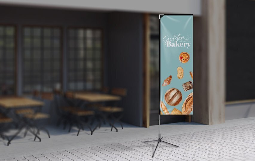 Bakery rectangle flag