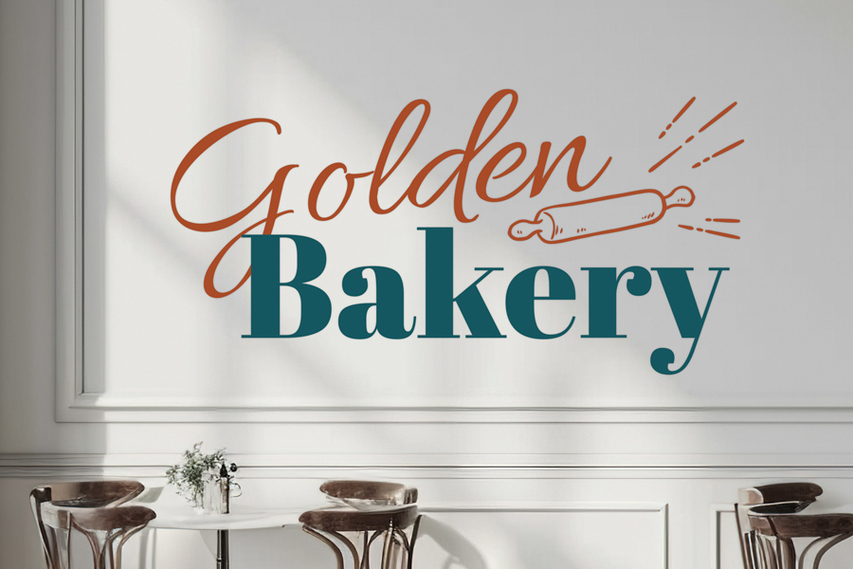 Bakery Wall Vinyl Lettering
