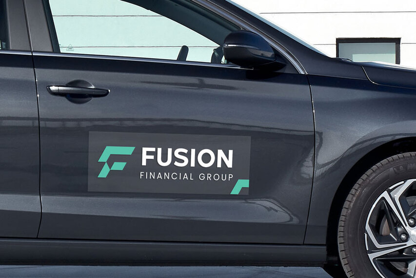 Black Fusion Clear Car Decal