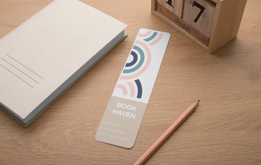 Book Haven Contacts Bookmark Printing