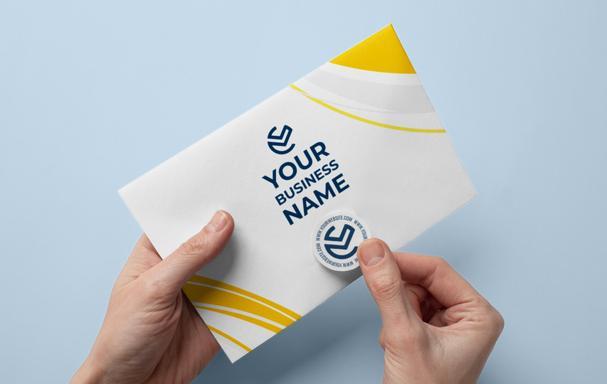Branding Compact Custom Printed Envelopes