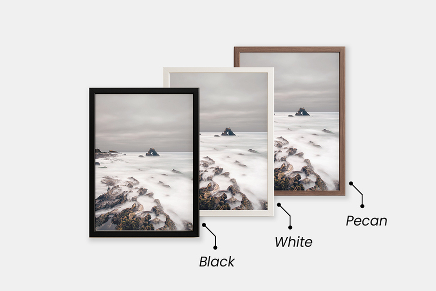 Color Borders Of Framed Canvas Prints