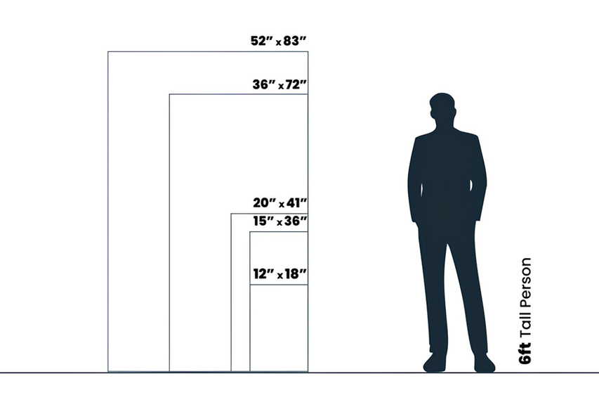 Common Sizes of Store Window Decals