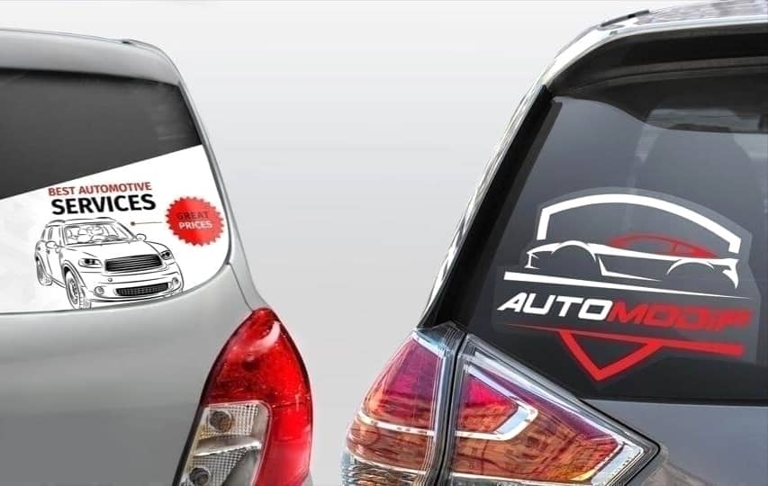 custom car logo stickers