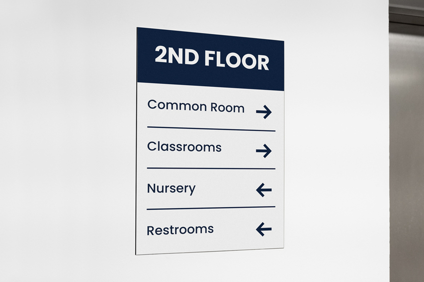 Dibond Signs For Navigation