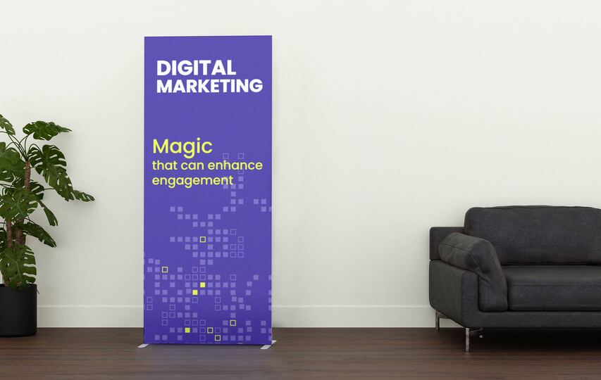 Digital marketing SEG fabric