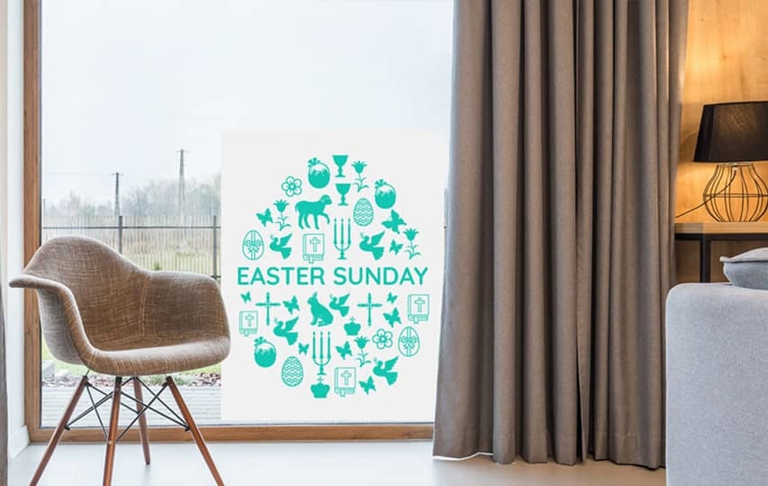 Home Window Decals - Square Signs