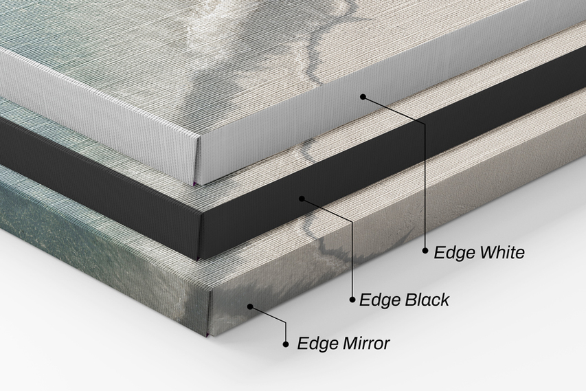 Edges Of Split Canvas Prints