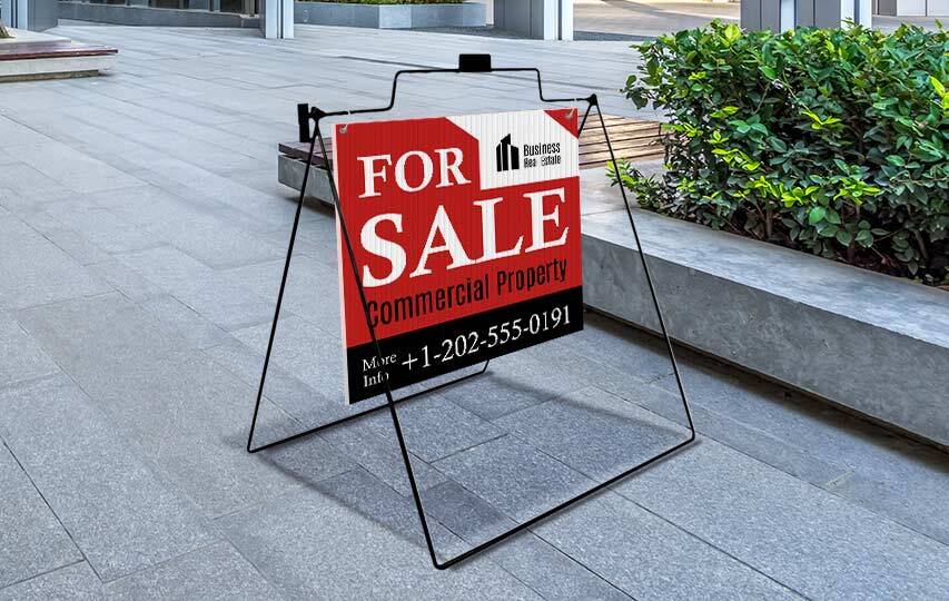 Real Estate A-Frame Signs Square Signs