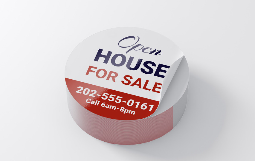 For Sale Die Cut Stickers