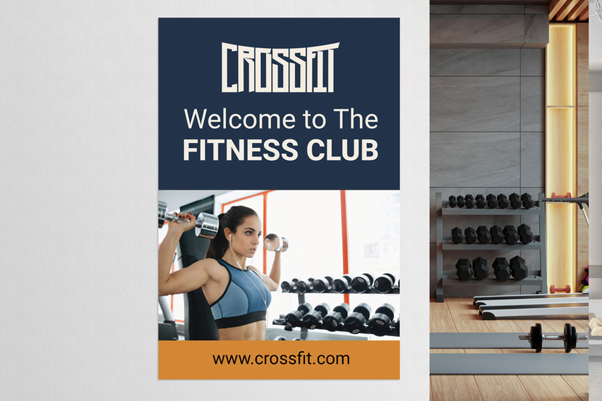 Gym Greeting Wall Decals