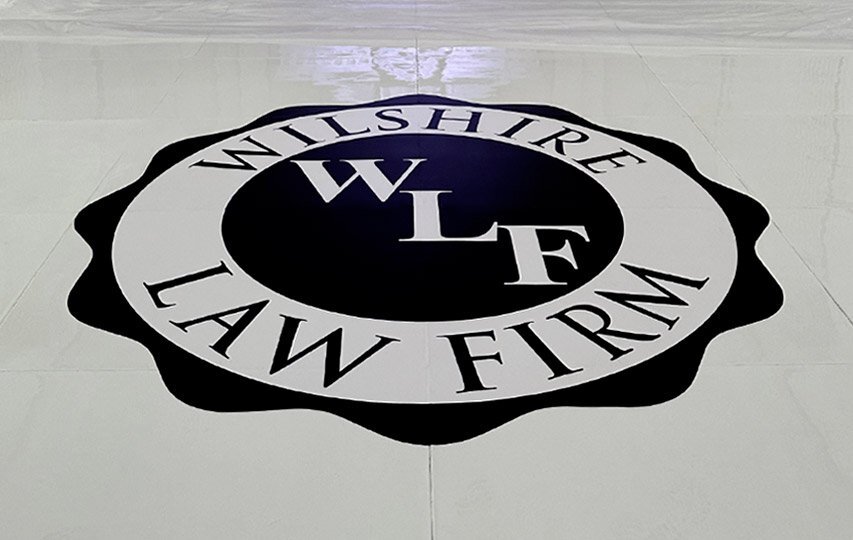 Indoor floor decal